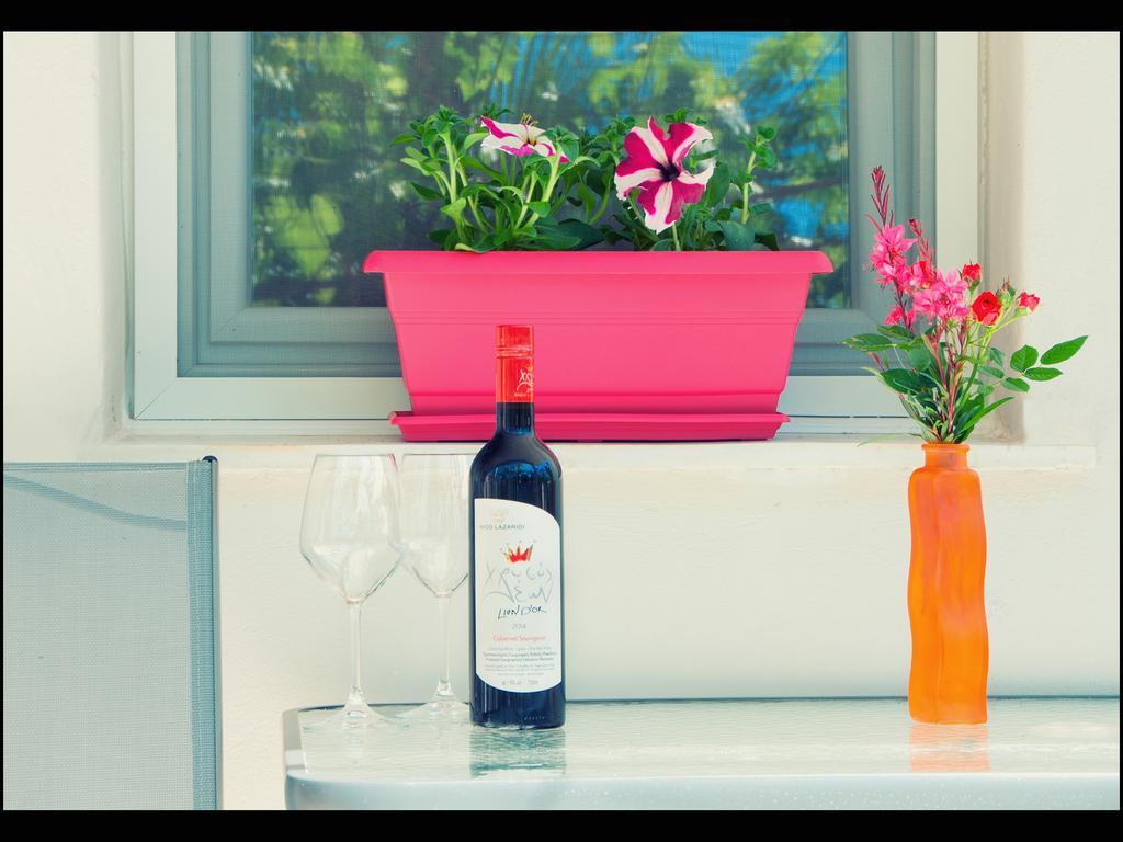 Sunray Apartments Skala Sotiros Ngoại thất bức ảnh